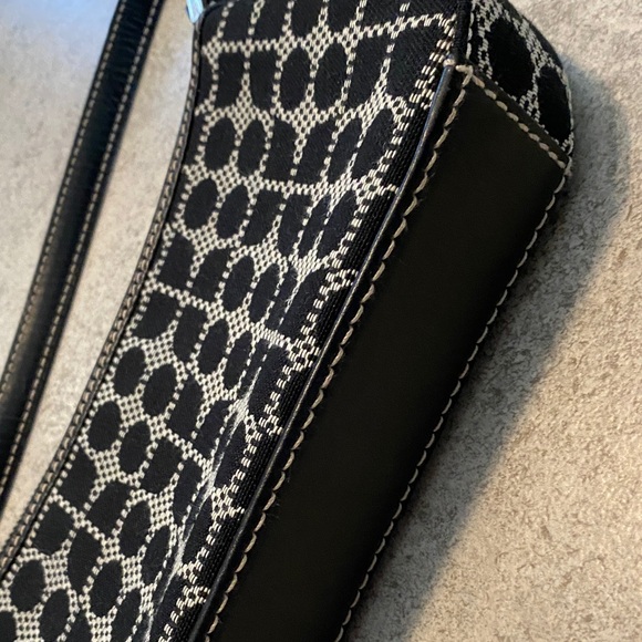 Kate Spade Noel Dot Black and White Geometric Clutch - Picture 5 of 5